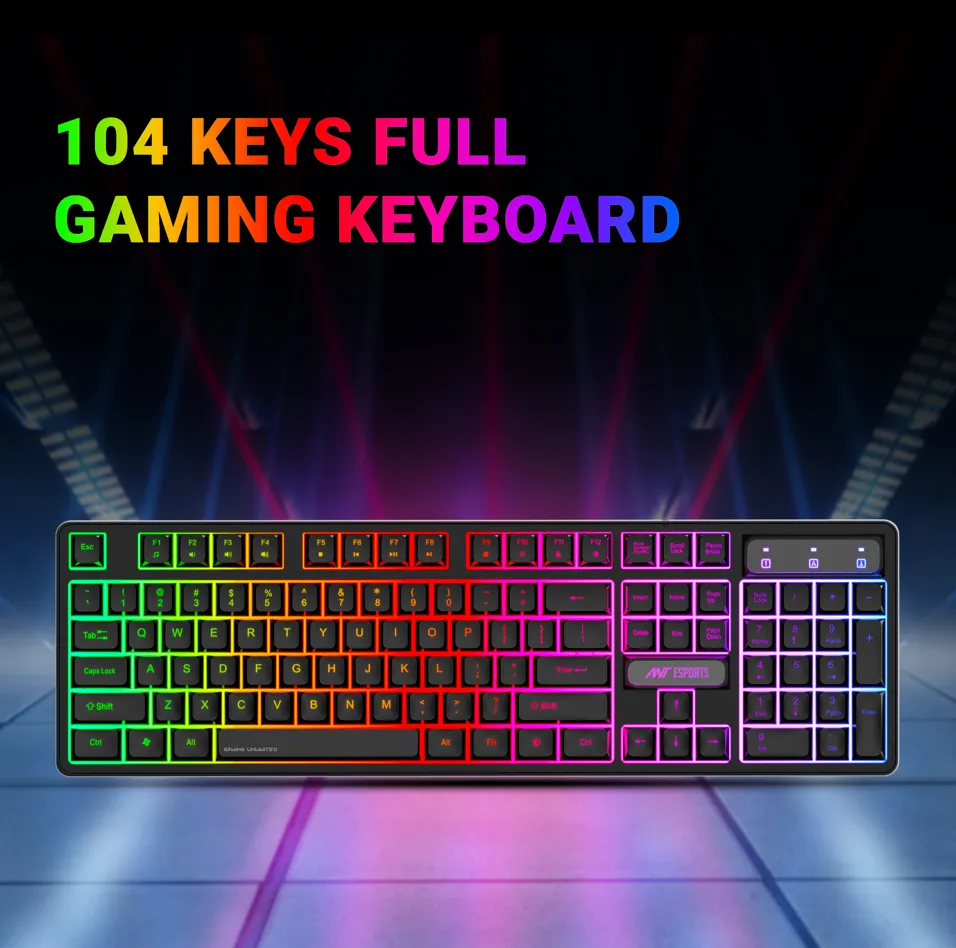 Ant Esports USB Gaming Keyboard Mouse Combo KM1650 RGB view 5